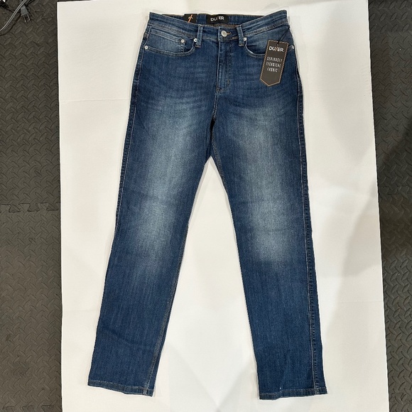 NWT DUER Mens Performance Denim Athletic Straight Fit 32"x32" - Picture 2 of 9